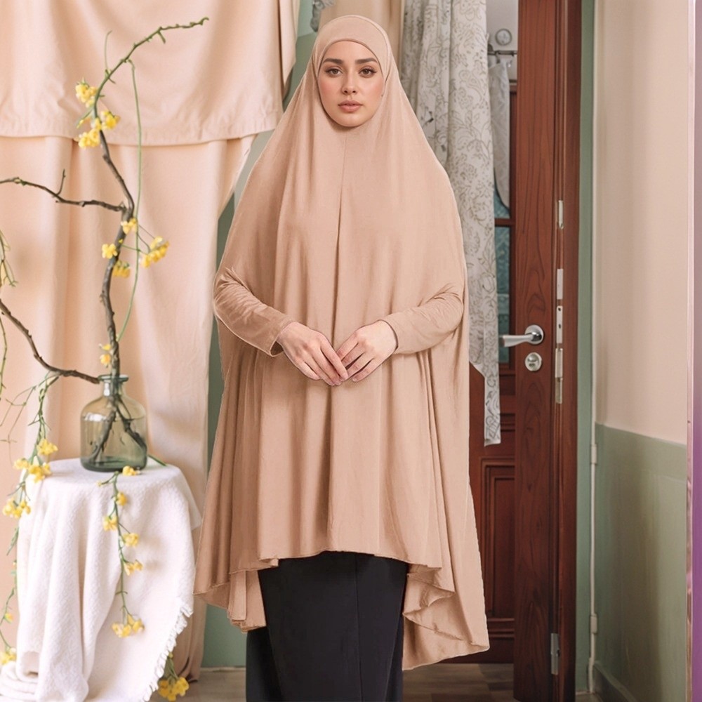 Women Formal Wear Hijab - ชุดคาฟตันแบบเรียบง่ายสำหรับชาวมุสลิม อบายะห์สวยสง่า เรียบร้อย สไตล์อิสลาม ชุดเดรสยาวแบบเป็นทางการ ผ้าคลุมไหล่ยาวนุ่มสำหรับผู้หญิง