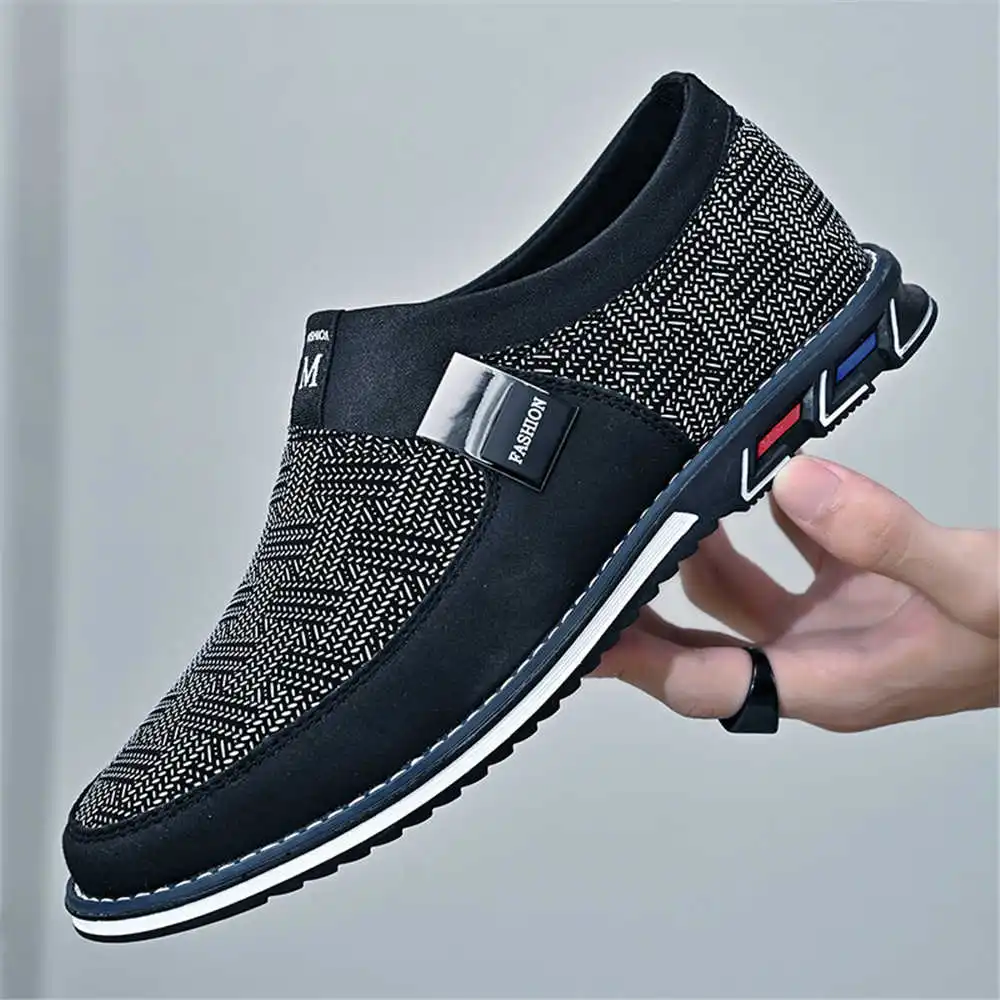 Women Formal Wear Shop - สีน้ําเงินเข้ม 44-45 ฤดูร้อนรองเท้าขายเดิน Beige รองเท้าผ้าใบผู้ชาย Mens