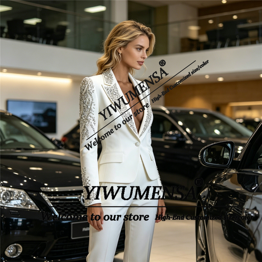 ชุดสูทผู้หญิงหรูหรา 2 ชิ้น ประ - Formal Women'S Wear บทวิจารณ์และราคา