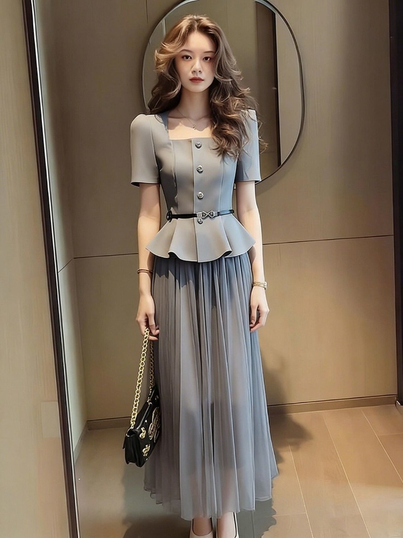 ชุดแฟชั่นเกาหลีฤดูร้อนใหม่สำหร - Women Formal Wear For Summer บทวิจารณ์และราคา