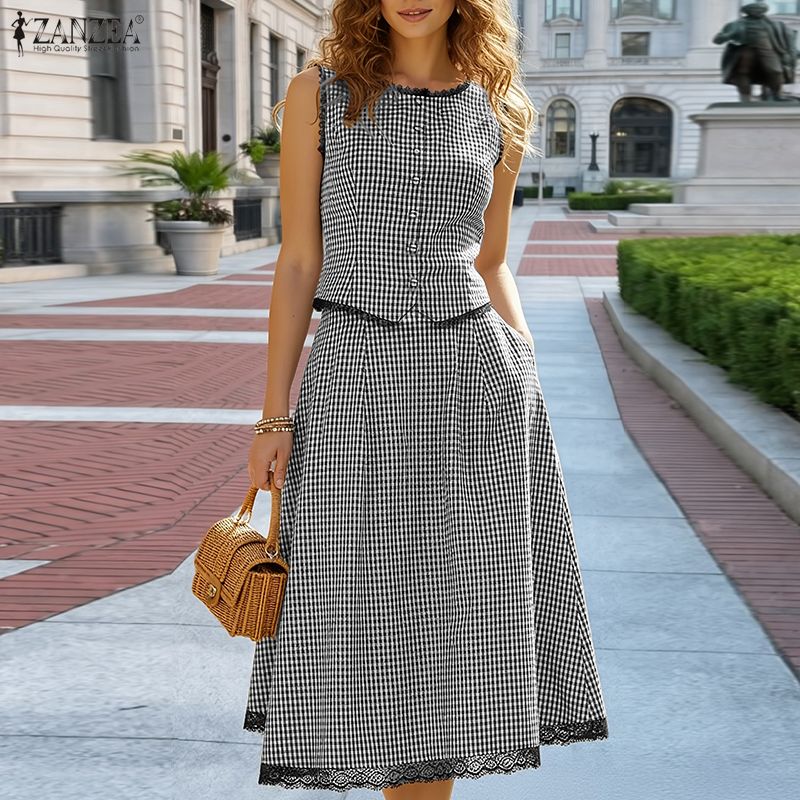ชุดเซ็ท 2 ชิ้นสำหรับผู้หญิงสุด - Women Formal Wear For Summer บทวิจารณ์และราคา