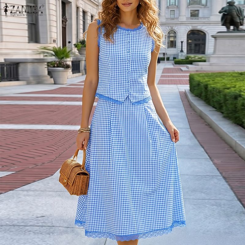 ชุดเซ็ท 2 ชิ้นสำหรับผู้หญิงสุด - Women Formal Wear For Summer บทวิจารณ์และราคา