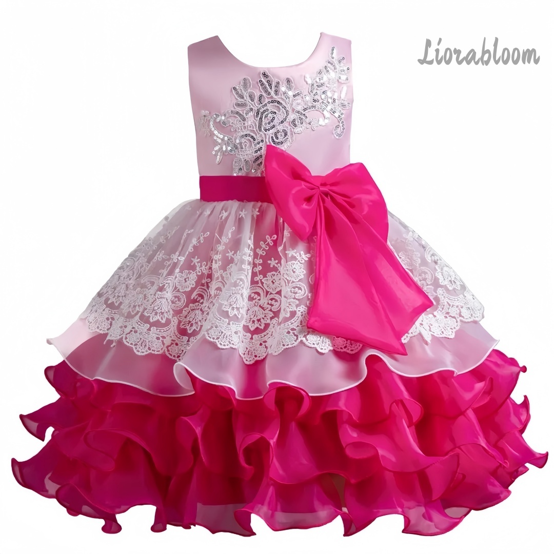 ชุดเดรสเด็กผู้หญิงพร้อมโบว์ขนา - Formal Women'S Wear บทวิจารณ์และราคา