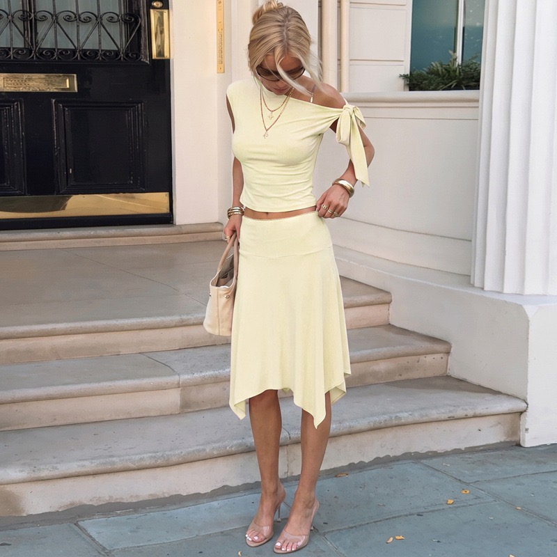 ชุดเซ็ต 2 ชิ้นสำหรับผู้หญิง เส - Women Formal Wear For Summer บทวิจารณ์และราคา