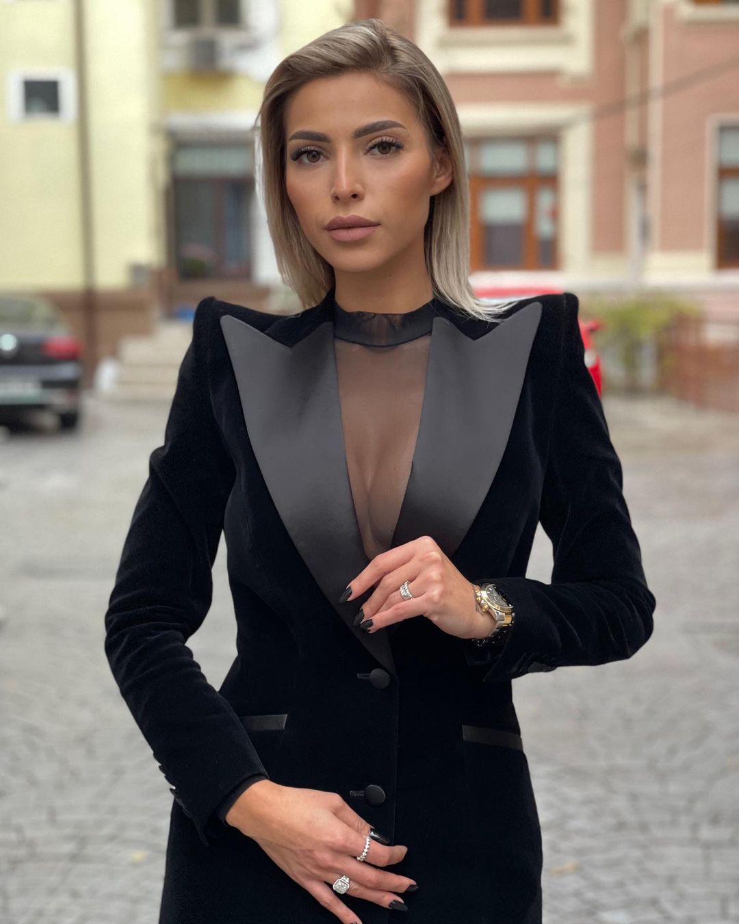 Cool สีดำ1ชิ้นผู้หญิงชุดสูท St - Women Formal Wear Black บทวิจารณ์และราคา
